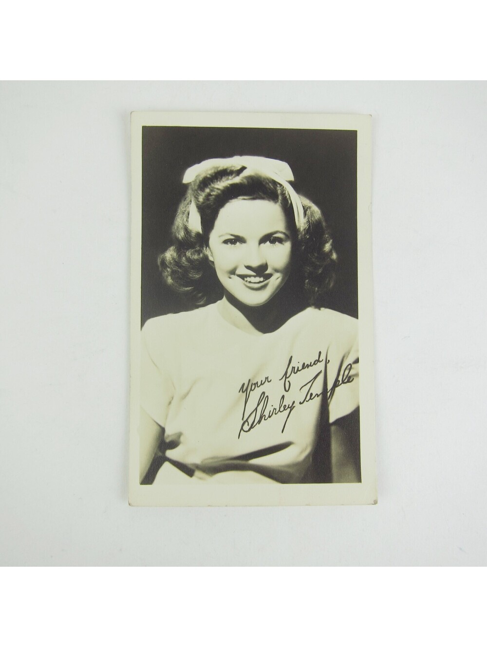 Shirley Temple Postcard Hollywood Actress Teen Duel in the Sun Vintage 1940s